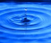 blue water droplet